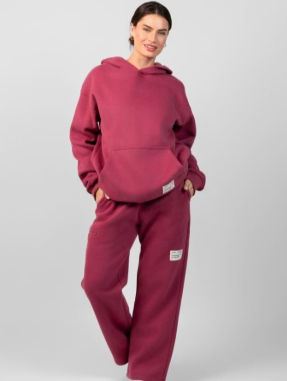 Comfrt Affirmation Hoodie - Berry